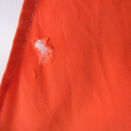 〜70s hunting vest / orange / made in Hongkong