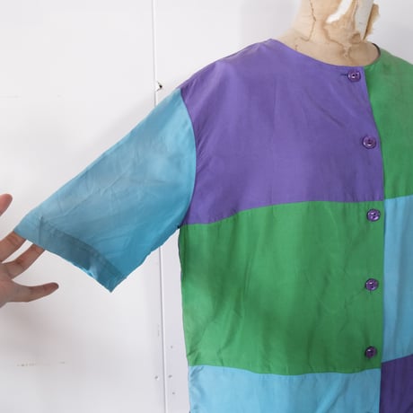 3 colors silk tops