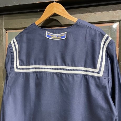 eski. remake / Croatian army sailor tops with "button flower"