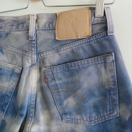 Levi’s / tie dye half denim pants