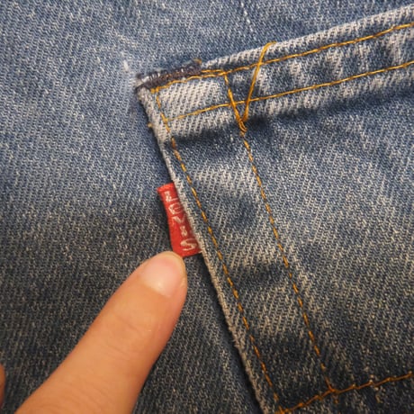 80s Levi's cutoff denim / made in USA