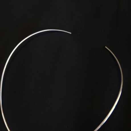 all silver plane choker