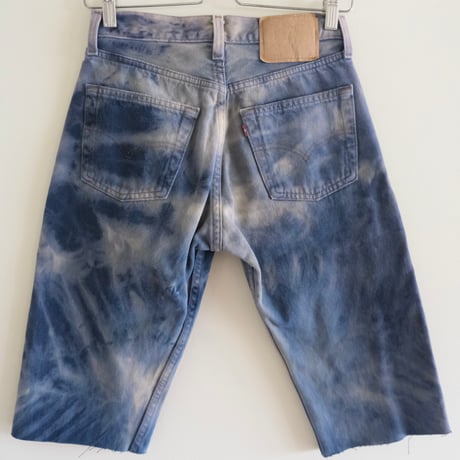 Levi’s / tie dye half denim pants