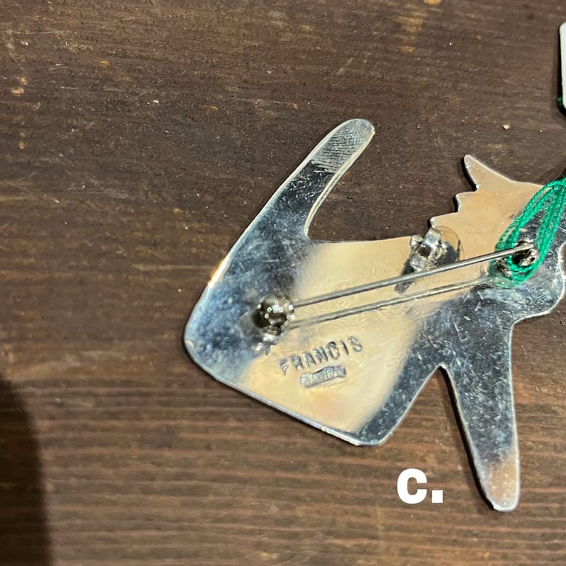 メルヴィンフランシスバッファローブローチ ヴィンテージ