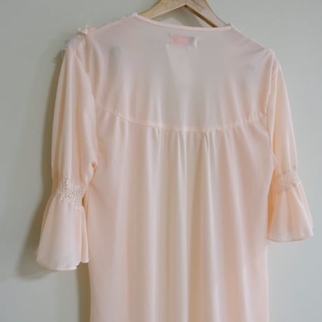 lingerie gown / salmon pink