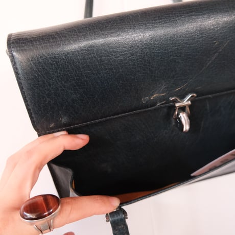 leather hand　bag