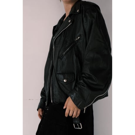 double leather riders jacket