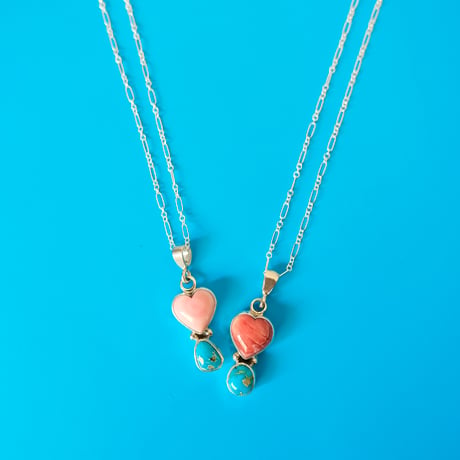 navajo / "heart" necklace
