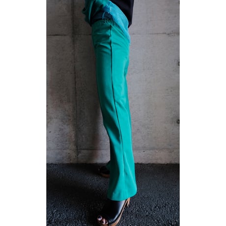 easy slacks pants “green”