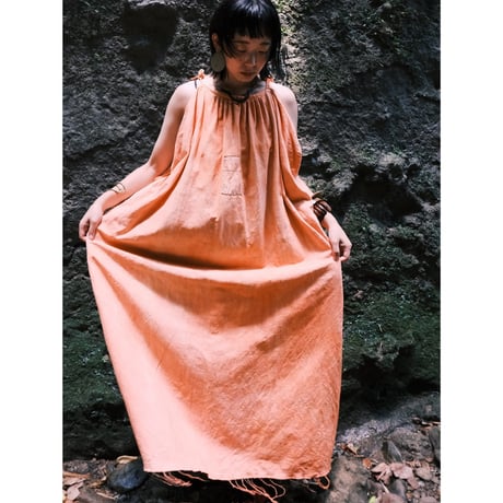 eski.  original dress / overdye "orange"