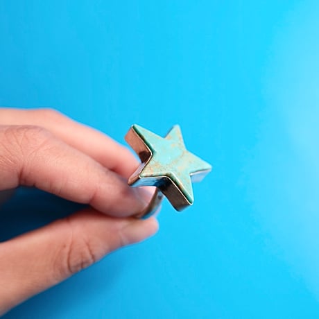 navajo / “star” turquoise ring