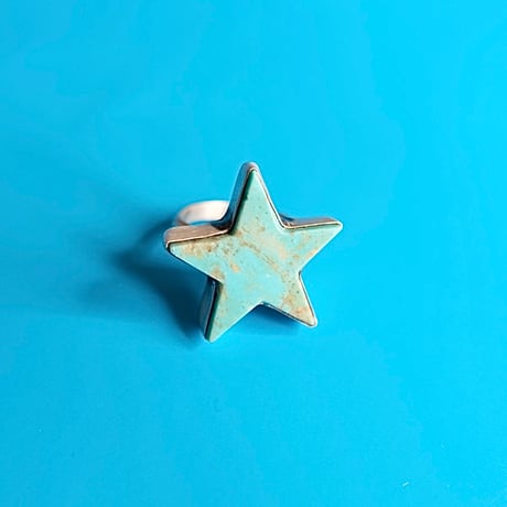 navajo / “star” turquoise ring