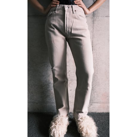 Levi's lot.501 / gray denim / made in USA