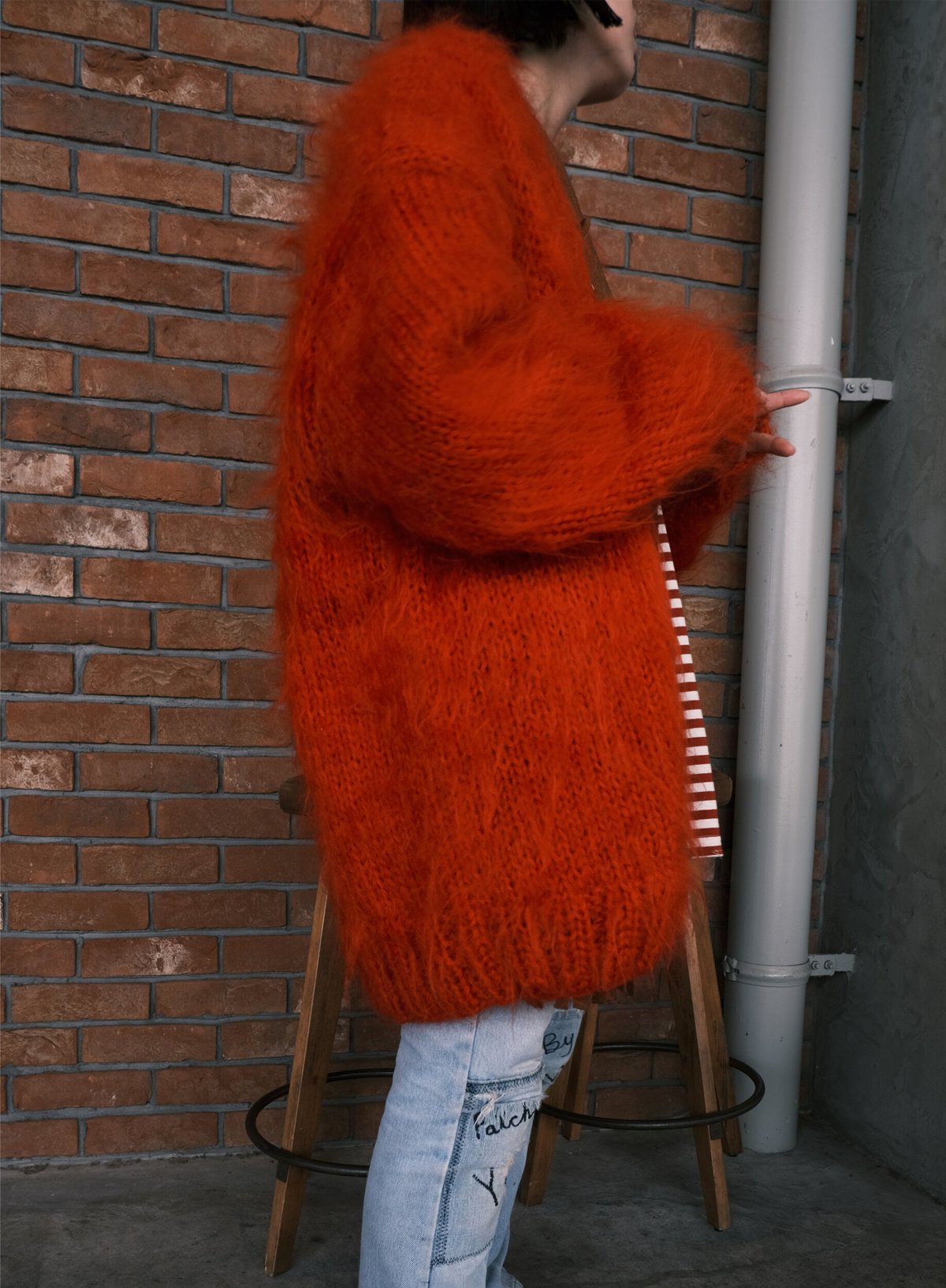 トップス BAA COSTUME MFG. KING MOHAIR CARDIGAN BAA COSTUME MFG. 