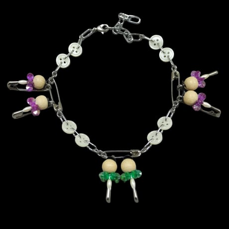 eski. original shell chain necklace "fairy"