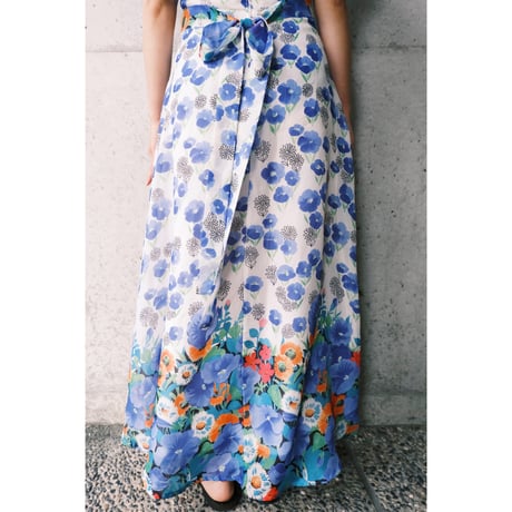70s flower dress