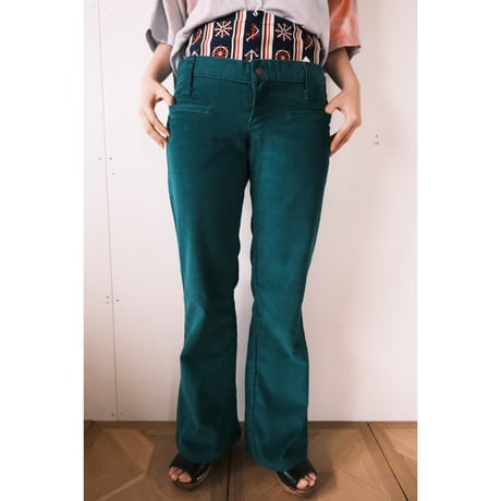 70s low waist flare pants