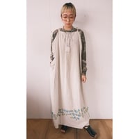 eski. × 画楽 / original linen dress