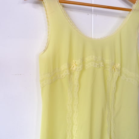 lemon yellow lingerie