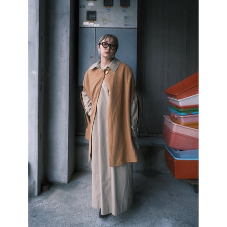 wide silhouette poncho