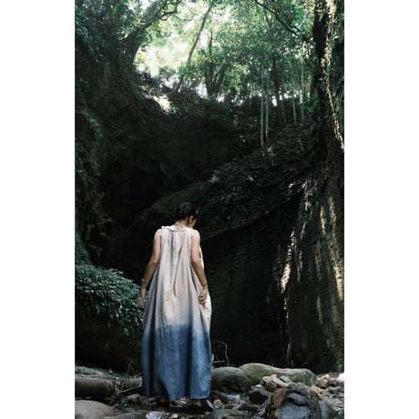 eski.  original dress / overdye "plain×blue"