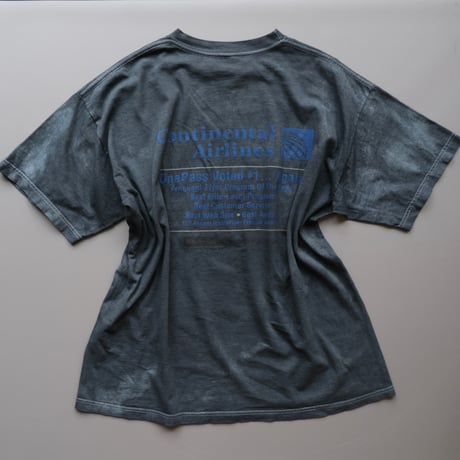 over dye back lettered tee shirts
