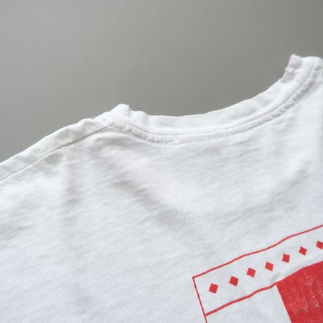 Hanes / olp print tee / white