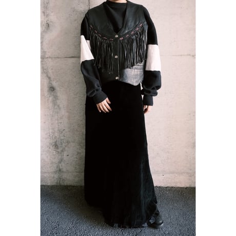 leather vest with fringe