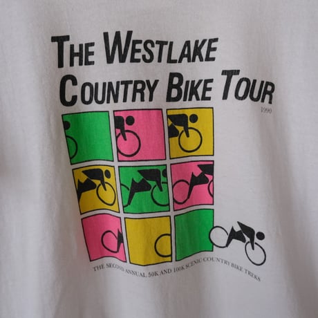 "country bike" print tee