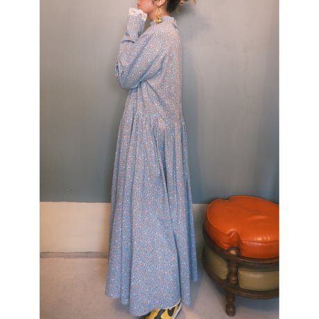 60-70s vintage flower dress