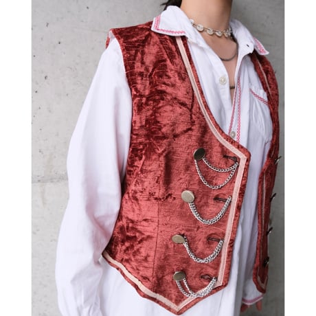 velours vest
