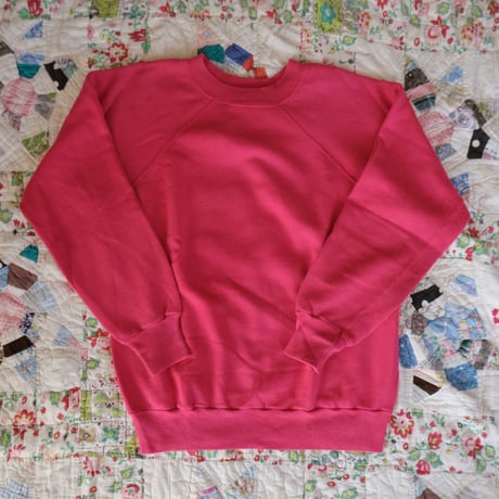 〜80s made in usa / pink sweat