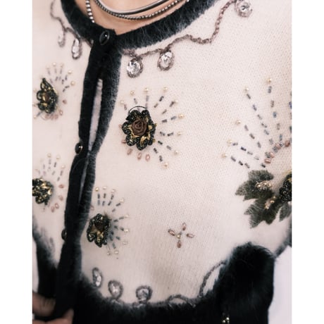 design knit cardigan