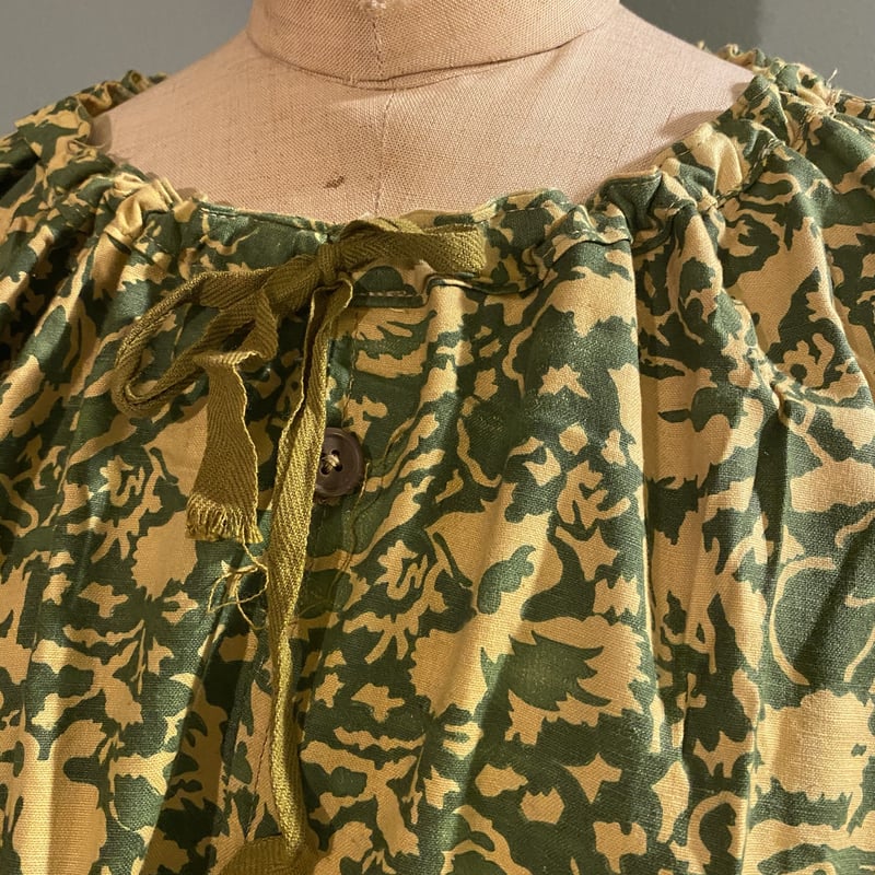 60s ルーマニア軍 サマーリーフカモ オーバーパンツ ヴィンテージ 希少 Rumanian army / summer leaf camo parka | e s k i .