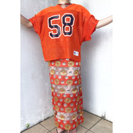 70s special vtg / tulle long dress