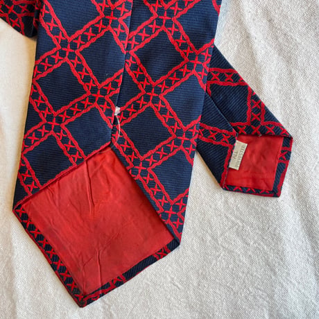 "繕う" collaboration beads embroidery necktie "cross × argyle"