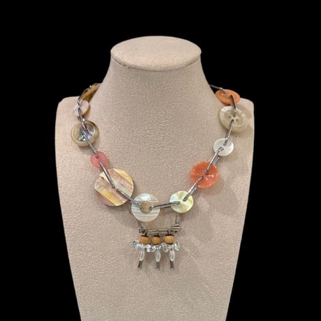 eski. original shell chain necklace "fairy"