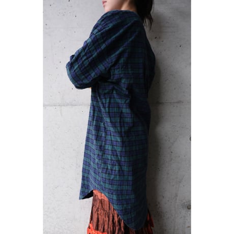 "Garfield" check cotton dress