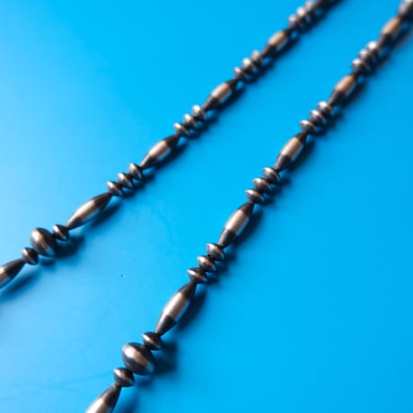 navajo / silver beads mix necklace