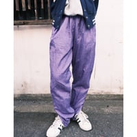 nylon pants / purple