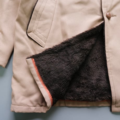cotton × boa coat