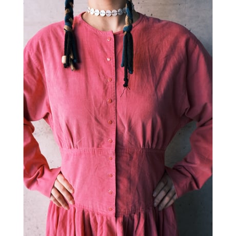 corduroy flare dress