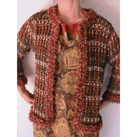 crochet knit jacket
