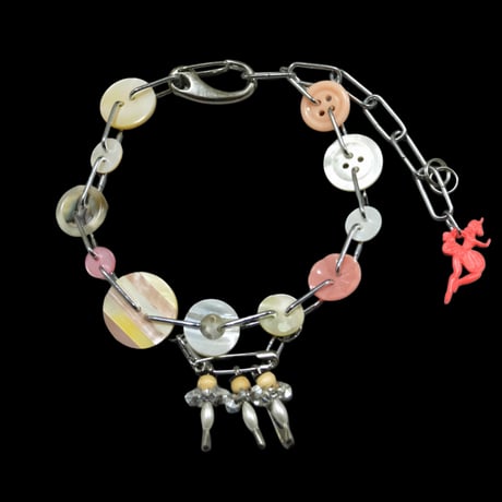 eski. original shell chain necklace "fairy"