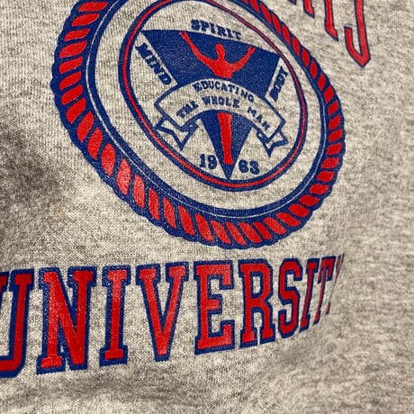 80-90s "JAN SRORT" college print sweat