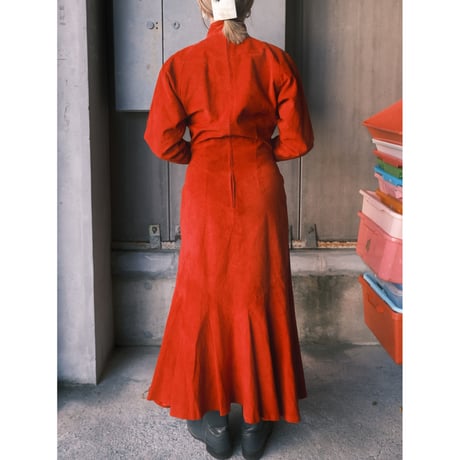 〜80s all suède dress