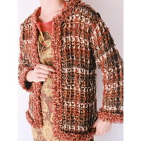 crochet knit jacket