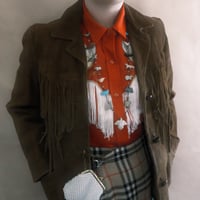 cutoff fringe shirt vest