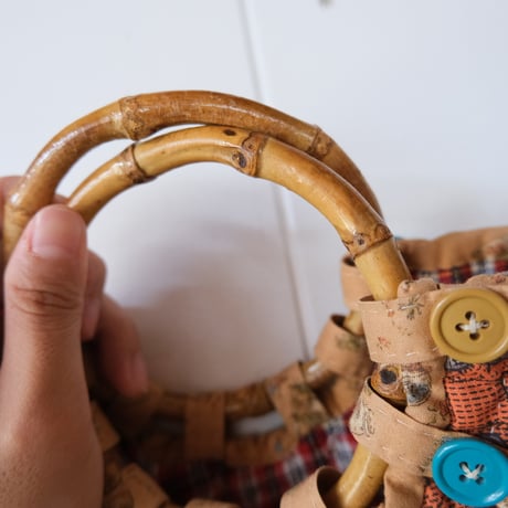 patchwork hand bag