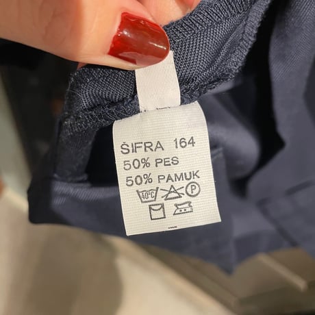 eski. remake / Croatian army sailor tops with "button flower"